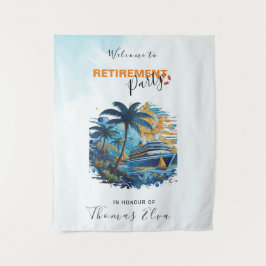 Tapiz Fiesta de Jubilación, caída de fondo