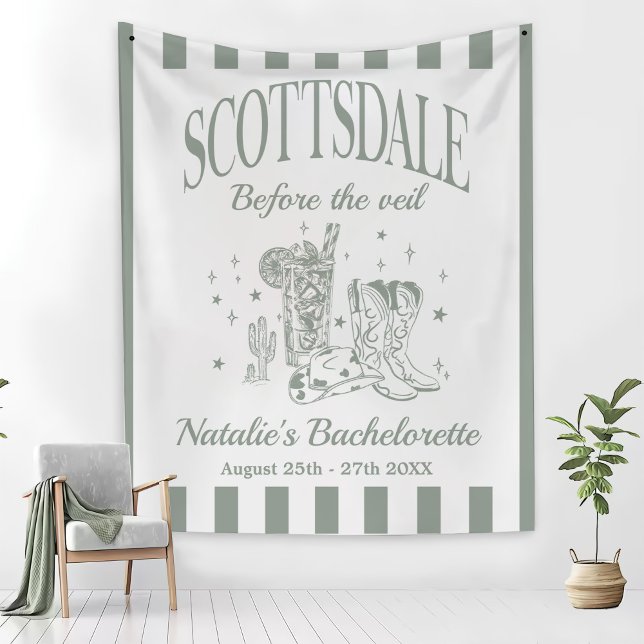 Tapiz Fiesta de soltera personalizada de Scottsdale ante (Subido por el creador)