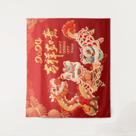 Tapiz Fiesta del año nuevo lunar chino Dragon 2024