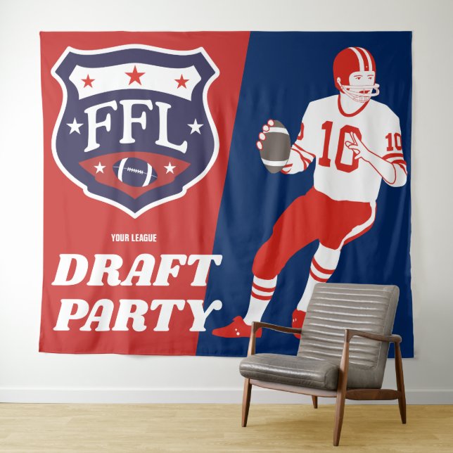Tapiz Fiesta del proyecto del fútbol de la fantasía (In situ (horizontal))