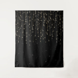 Tapiz Fiesta elegante del negro brillante del Shooting