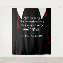 Tapiz Fiesta en la Guarida de Vampiros No Pares Hallowee
