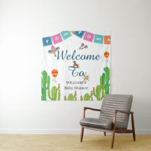 Fiesta Mexicana Colorida de Cactus para Baby Showe