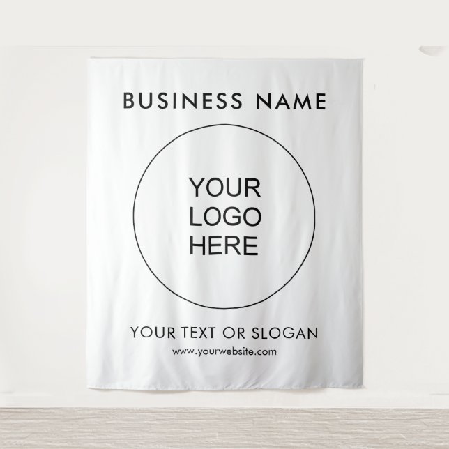 Tapiz Fiesta personalizado Seminario de eventos Logo Tex (Anverso)