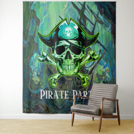 Tapiz Fiesta temática de pirata Adulto Telón de fondo de