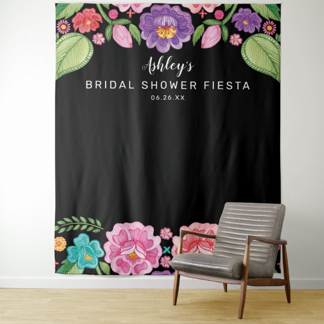Tapiz Fiesta Wedding Backdrop Photo Booth (In situ)