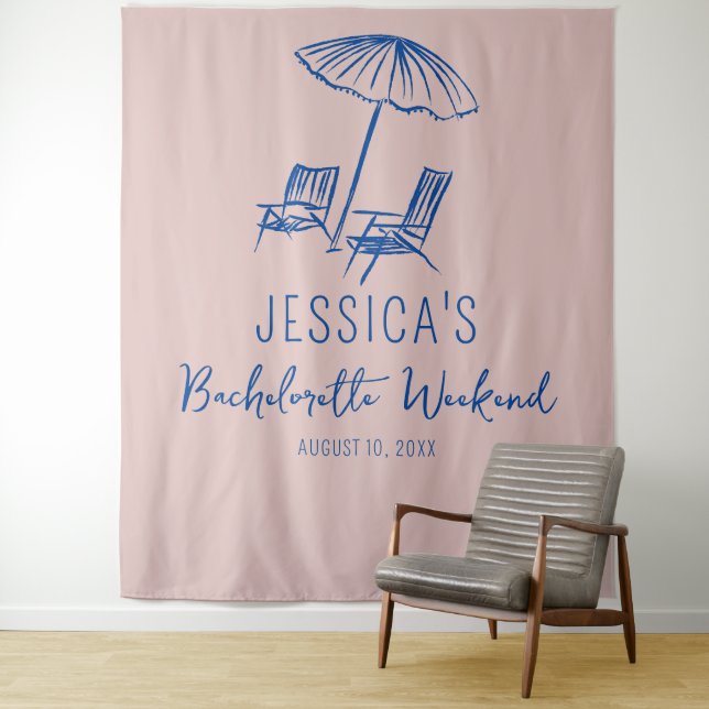 Tapiz Fin de semana de bachillerato en la playa Fondo de (In situ)