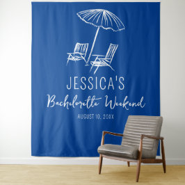 Tapiz Fin de semana de bachillerato en la playa Fondo de