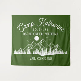 Tapiz Fin de semana de fiesta de glamping en Camp Bachel
