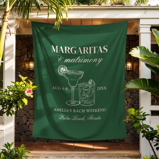 Tapiz Fines de semana de despedida de soltera Margaritas (Subido por el creador)