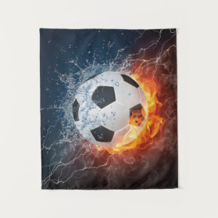 Tapiz Flamante Cojín decorativo de fútbol/baloncesto de 