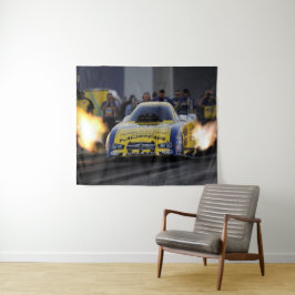 Tapiz Flamante Funny Car Drag Racer Sports