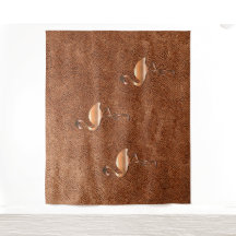 Tapiz Flamingo Tropical Flair Gold