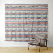 Flechas Tribales Vintadas En Rojo Y Azul