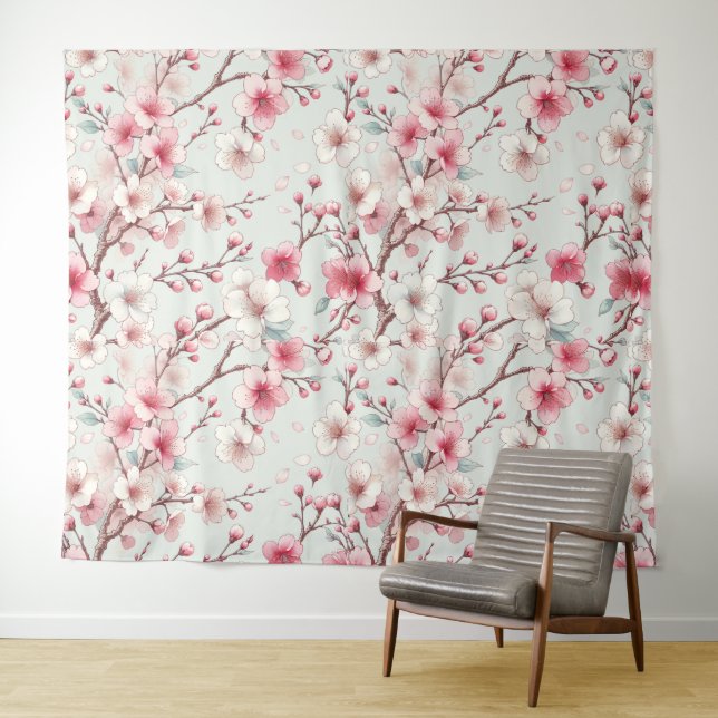 Tapiz Flor de Cerezo (In situ (horizontal))