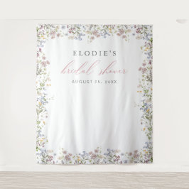 Tapiz Flor de flores silvestres ducha de novia foto de f