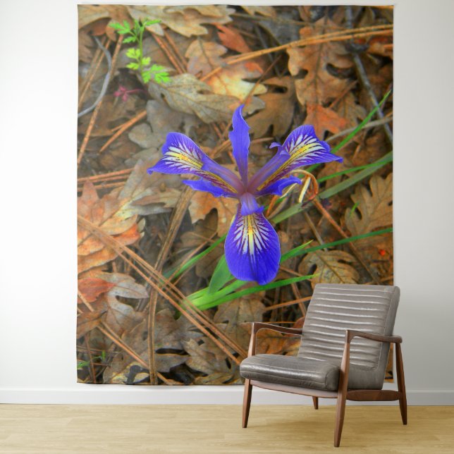 Tapiz Flor de Iris salvaje... (In situ)