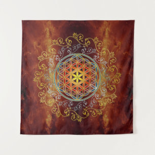 Tapiz Flor de la Vida - Mandala Adornos Vintage 1