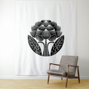 Tapiz Flor de Lotus en pie