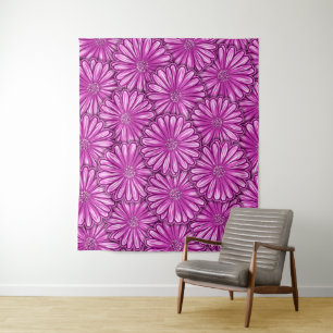 Tapiz Flor de margarita africana, Ilustracion realista