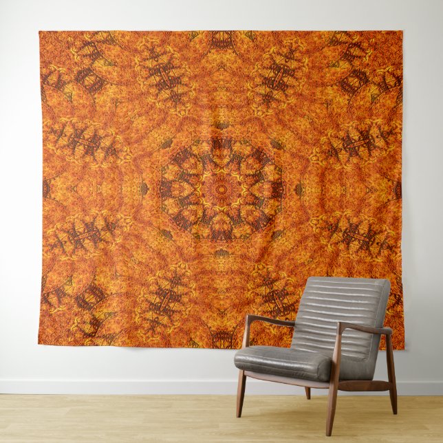 Tapiz Flor de otoño..... (In situ (horizontal))