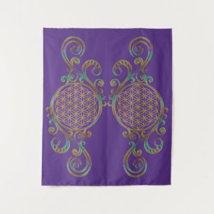 Tapiz Flor De Vida - Ornamentos Espirales 1