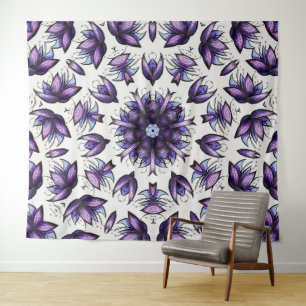 Tapiz Flor Mandala abstracta patrón Kaleidoscópico