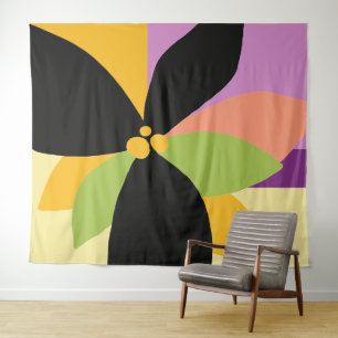 Tapiz Flor moderna audaz simple