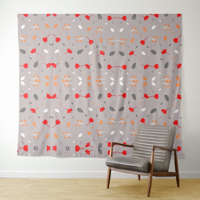 Tapiz Flor Moderna Elegante Chic (In situ (horizontal))