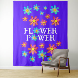 Tapiz Flor Poder Purple