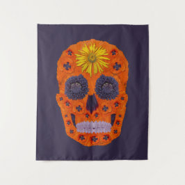 Tapiz Flor Skull 1
