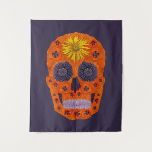 Tapiz Flor Skull 1