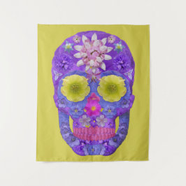Tapiz Flor Skull 5