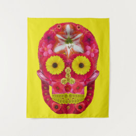 Tapiz Flor Skull 6