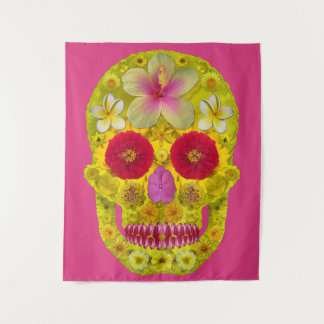 Tapiz Flor Skull 8