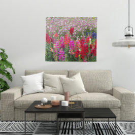Tapiz Floral colorida de Snapdragon Garden