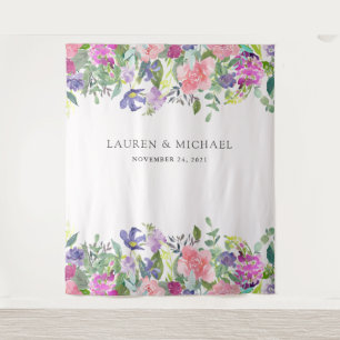 Tapiz Floral de Colores Brillantes Propiedad de cabina