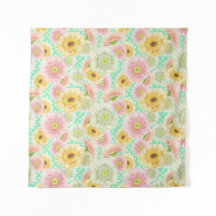 Tapiz floral de girasol - Decoración de pared de b