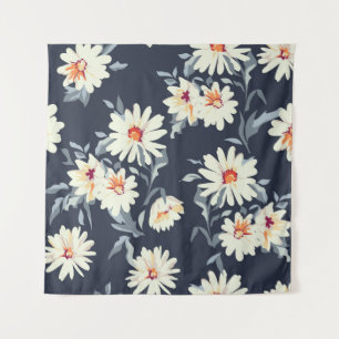 Tapiz Floral de margarita bonito: impresión sin inconven