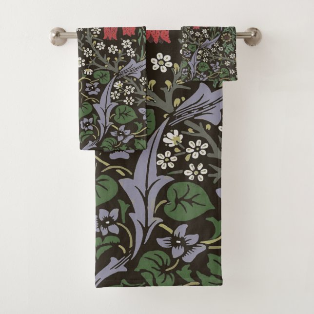 Tapiz floral de William Morris Blackthorn (In situ)
