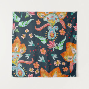 Tapiz Floral Delight: Textura de flores acuáticas