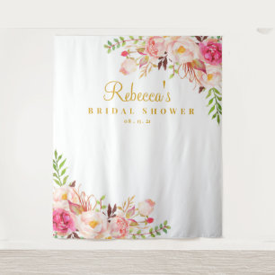 Tapiz Floral, ducha nupcial, fondo de foto