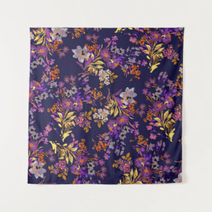 Tapiz Floral, estampado, decorativo, versátil diseño.