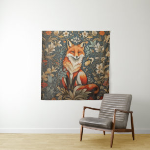 Tapiz Floral inspirada por Fox William Morris