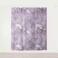Tapiz Floral Lavanda Soñador – Decoración de Pared