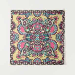 Tapiz Floral Paisley Bandanna: tradicional ornamental