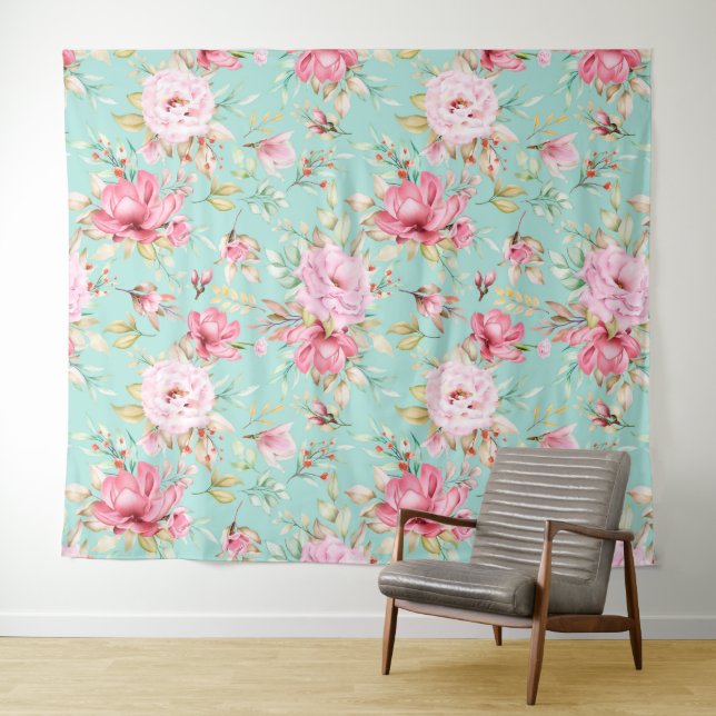 Tapiz floral simple (In situ (horizontal))