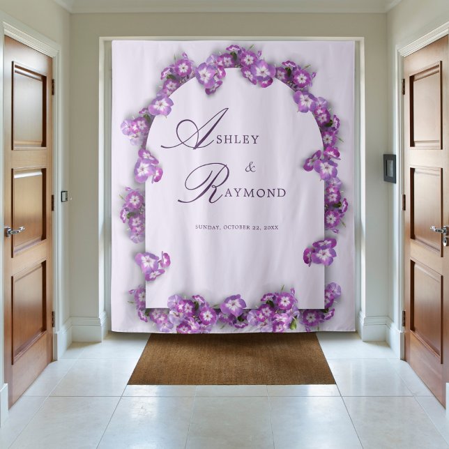 Tapiz Florales Elegantes y Modernos de Arco Rústico con  (Subido por el creador)