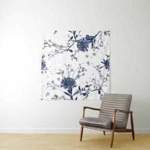 Tapiz Flores azules
