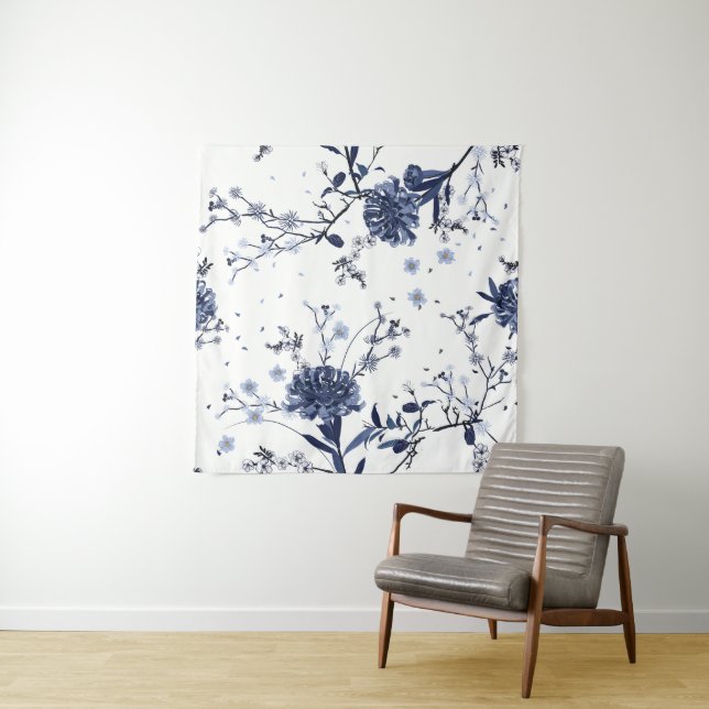 Tapiz Flores azules (In situ)